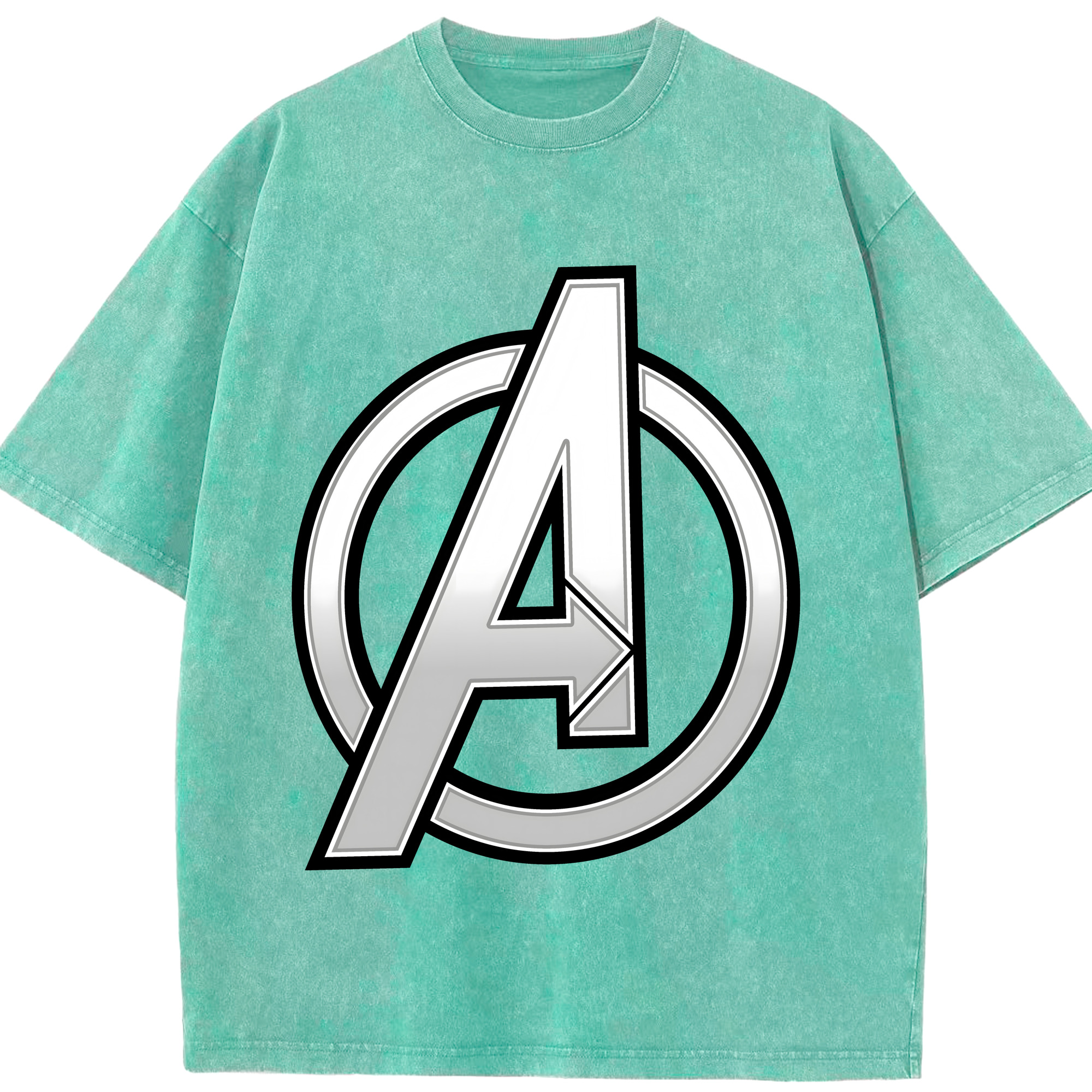 アベンジャーズ The Avengers 綿100% ヴィンテージ風 半袖Tシャツ（フロントプリント）
